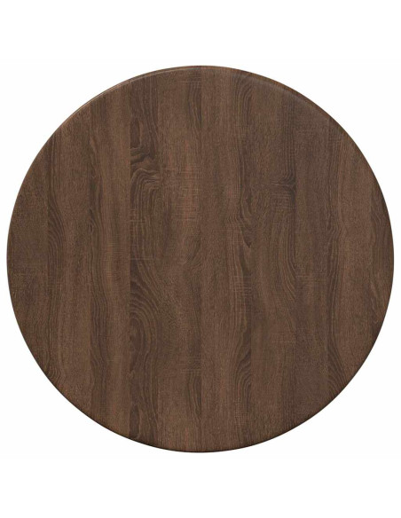 Piano del tavolo Rovere marrone Ø 30 x 1,5 cm Legno multistrato