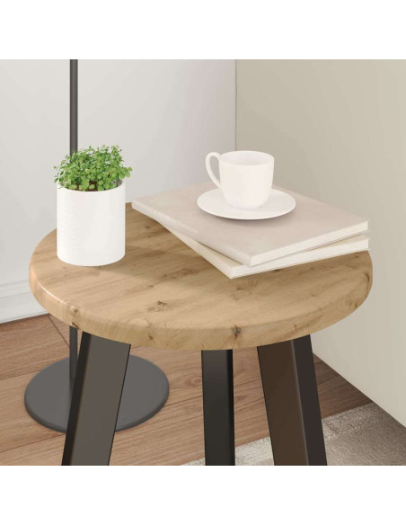 Piano del tavolo rovere artigianale 30 x 30 x 1.5 cm