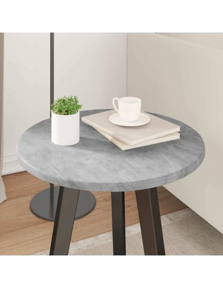 Piano del tavolo Grigio cemento 40 x 40 x 1.5 cm