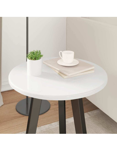 Piano del tavolo Bianco lucido 40 x 40 x 1.5 cm