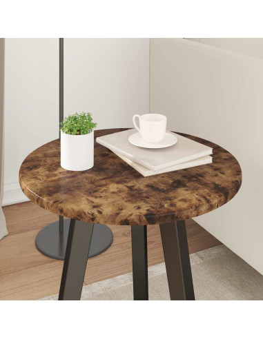 Piano del tavolo Rovere fumo 40 x 40 x 1.5 cm Legno multistrato