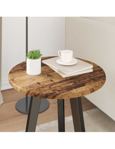 Piano del tavolo Legno vecchio Ø 40 x 1,5 cm Legno multistrato