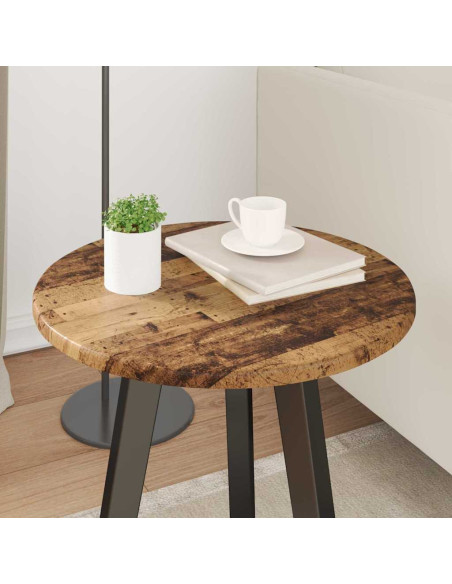 Piano del tavolo Legno vecchio Ø 40 x 1,5 cm Legno multistrato