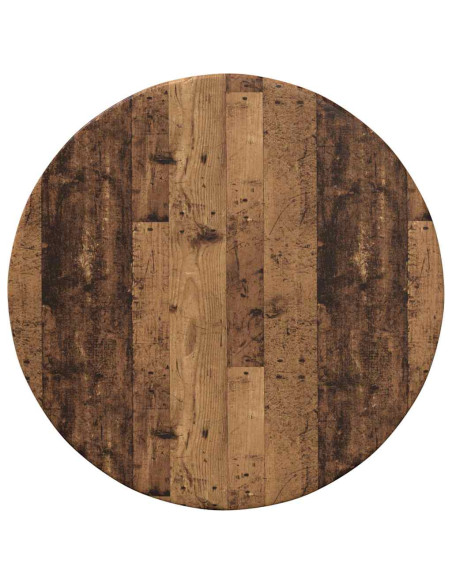 Piano del tavolo Legno vecchio Ø 40 x 1,5 cm Legno multistrato
