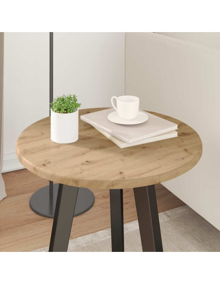 Piano del tavolo rovere artigianale 40 x 40 x 1.5 cm