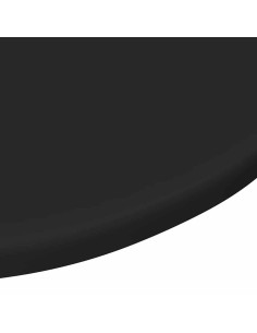 Piano del tavolo Nero 50 x 50 x 1.5 cm Legno multistrato 2