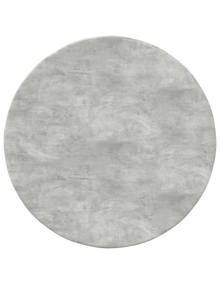 Piano del tavolo Grigio cemento Ø 50 x 1,5 cm Legno multistrato