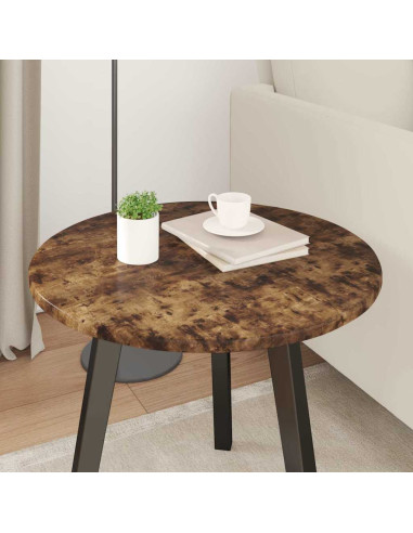 Piano del tavolo Rovere fumo 50 x 50 x 1.5 cm Legno multistrato