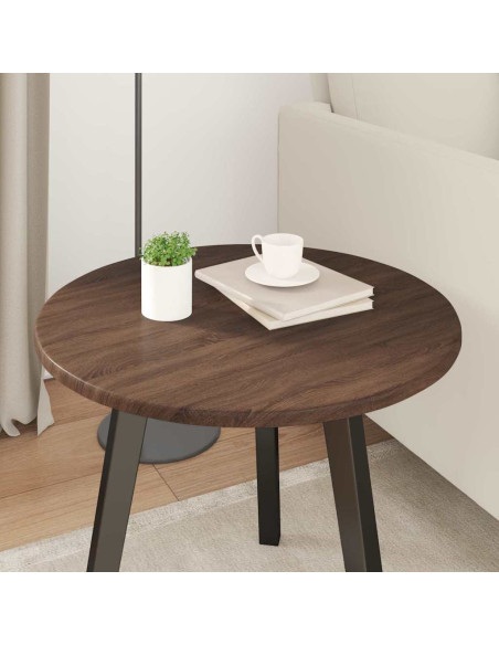 Piano del tavolo Rovere marrone 50 x 50 x 1.5 cm