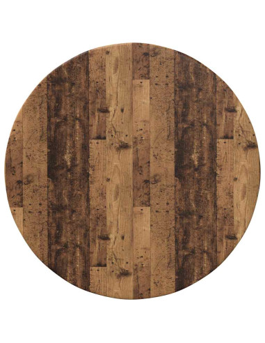 Piano del tavolo Legno vecchio Ø 50 x 1,5 cm Legno multistrato