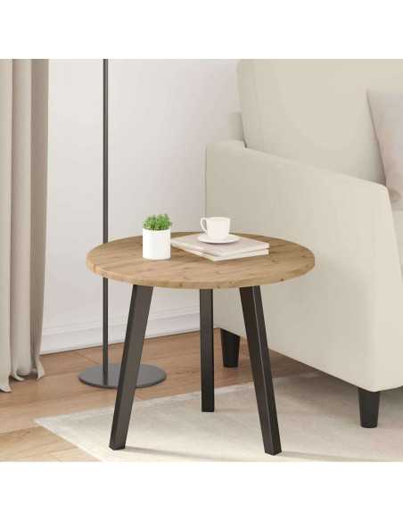 Piano del tavolo rovere artigianale 50 x 50 x 1.5 cm