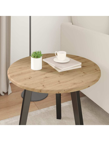 Piano del tavolo rovere artigianale 50 x 50 x 1.5 cm