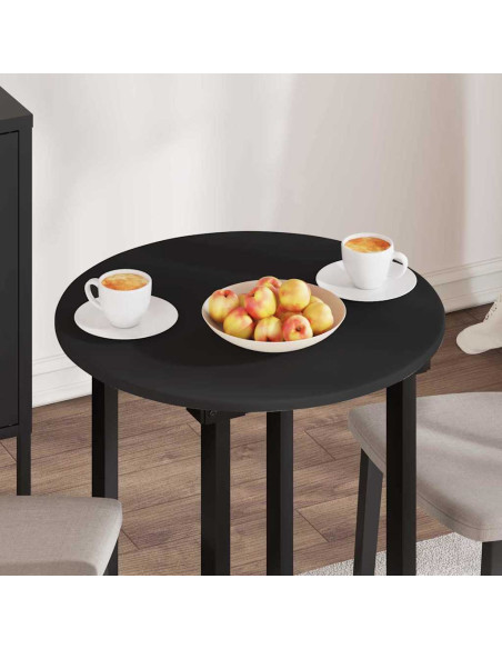 Piano del tavolo Nero 60 x 60 x 1.5 cm Legno multistrato