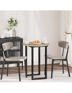 Piano del tavolo rovere sonoma Ø 60 x 1,5 cm Legno multistrato 2