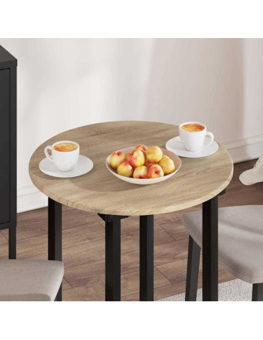 Piano del tavolo rovere sonoma Ø 60 x 1,5 cm Legno multistrato