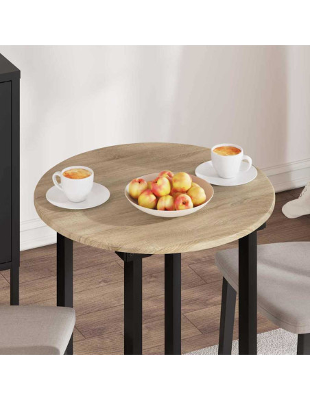 Piano del tavolo rovere sonoma Ø 60 x 1,5 cm Legno multistrato