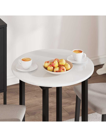 Piano del tavolo Bianco lucido 60 x 60 x 1.5 cm