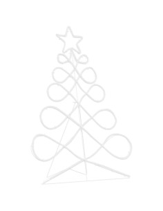 Luci a forma di albero di Natale Multicolore 80 x 56 cm PVC