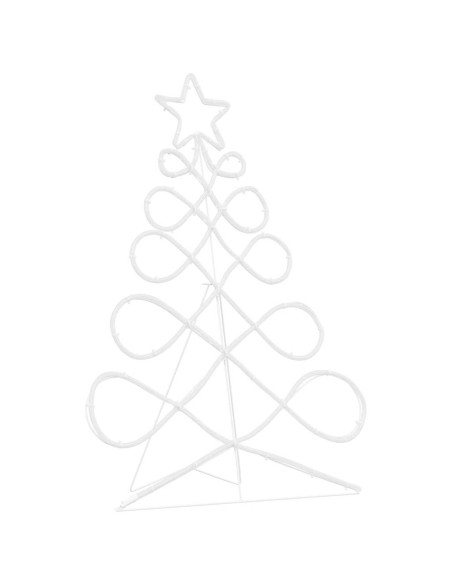 Luci a forma di albero di Natale Multicolore 80 x 56 cm PVC
