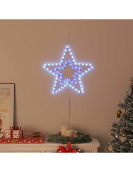 Stella di Natale Illuminata Bianco freddo 51.5 x 50 x 0.65 cm