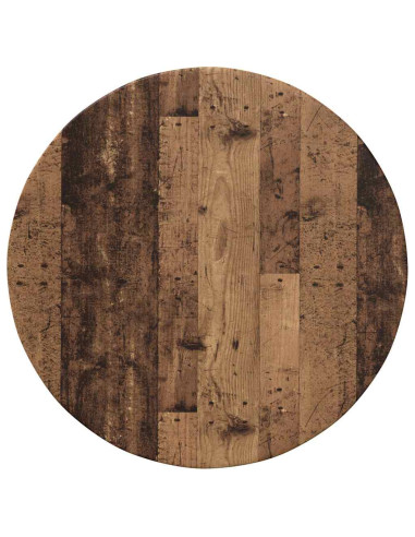 Piano del tavolo Legno vecchio Ø 60 x 1,5 cm Legno multistrato