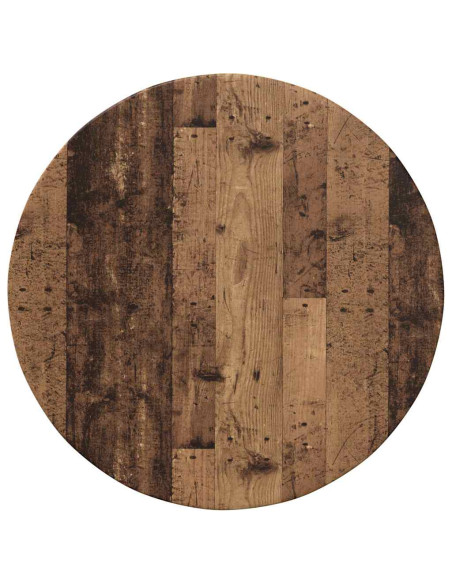 Piano del tavolo Legno vecchio Ø 60 x 1,5 cm Legno multistrato