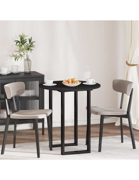 Piano del tavolo Nero 70 x 70 x 1.5 cm Legno multistrato