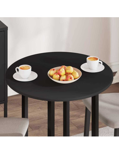 Piano del tavolo Nero 70 x 70 x 1.5 cm Legno multistrato