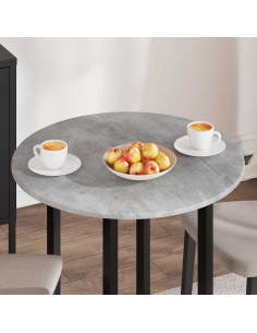 Piano del tavolo Ø 70 x 1,5 cm Rotondo Legno ingegnerizzato 2