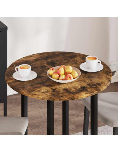 Piano del tavolo Ø 70 x 1,5 cm Rotondo Legno ingegnerizzato 2