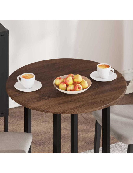 Piano del tavolo Rovere marrone 70 x 70 x 1.5 cm