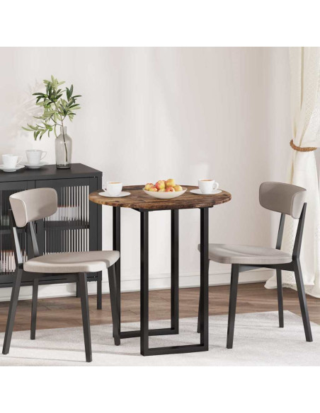 Piano del tavolo Legno vecchio 70 x 70 x 1.5 cm