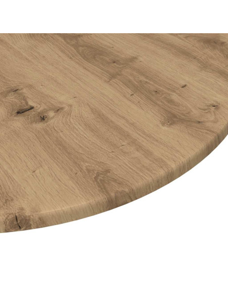 Piano del tavolo rovere artigianale 70 x 70 x 1.5 cm