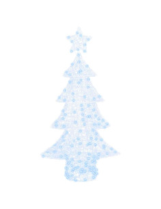 Albero di Natale con 160 LED Bianco freddo 150 cm Acrilico