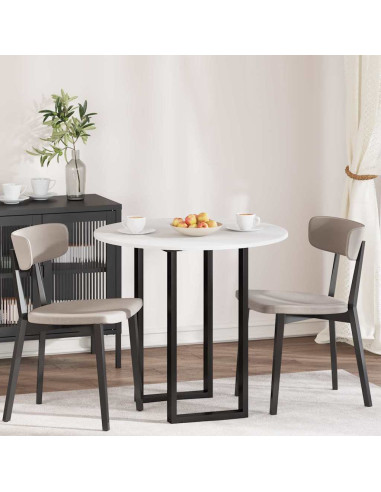 Piano del tavolo Bianco 80 x 80 x 1.5 cm Legno multistrato