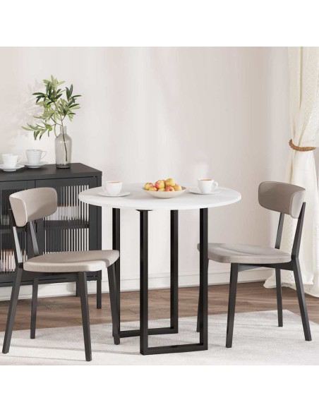 Piano del tavolo Bianco 80 x 80 x 1.5 cm Legno multistrato