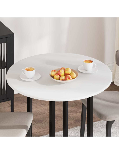 Piano del tavolo Bianco 80 x 80 x 1.5 cm Legno multistrato