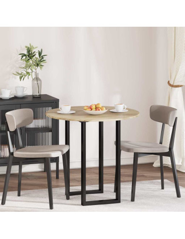 Piano del tavolo rovere sonoma 80 x 80 x 1.5 cm