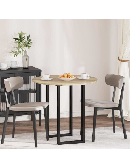 Piano del tavolo rovere sonoma 80 x 80 x 1.5 cm