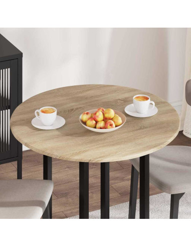 Piano del tavolo rovere sonoma 80 x 80 x 1.5 cm