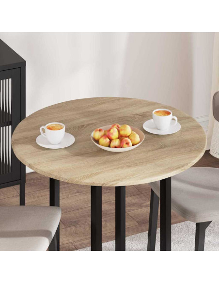 Piano del tavolo rovere sonoma 80 x 80 x 1.5 cm