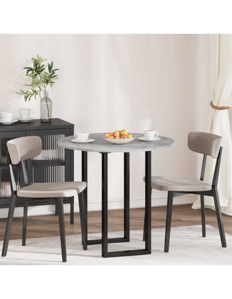 Piano del tavolo Grigio cemento 80 x 80 x 1.5 cm