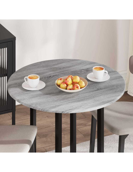 Piano del tavolo Grigio sonoma 80 x 80 x 1.5 cm