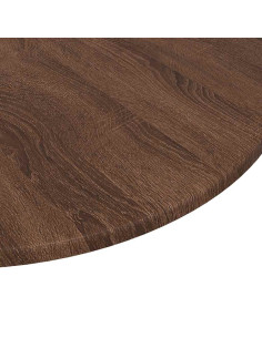 Piano del tavolo Rovere marrone 80 x 80 x 1.5 cm 2