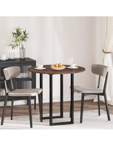 Piano del tavolo Rovere marrone 80 x 80 x 1.5 cm