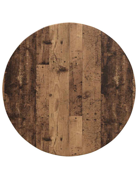 Piano del tavolo Legno vecchio Ø 80 x 1,5 cm Legno multistrato