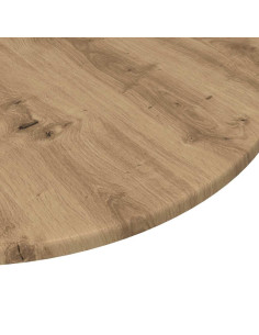 Piano del tavolo rovere artigianale 80 x 80 x 1.5 cm 2