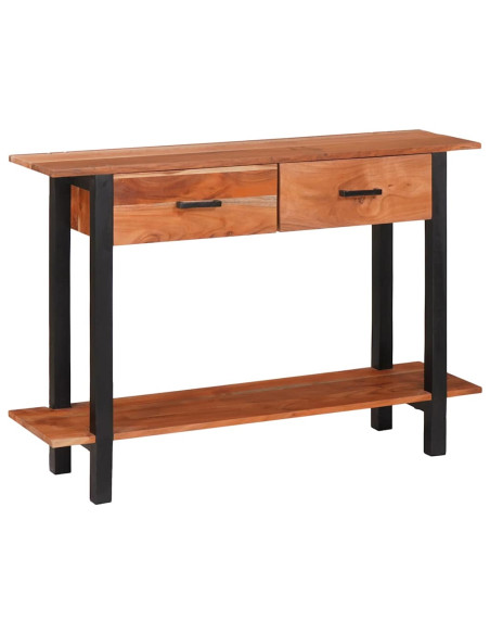 Tavolo consolle con cassetto Marrone 110 x 30 x 75 cm