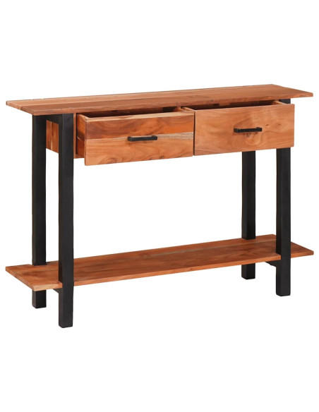 Tavolo consolle con cassetto Marrone 110 x 30 x 75 cm