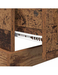 Armadio da Notte con cassetto Legno vecchio 50 x 50 x 60 cm 2